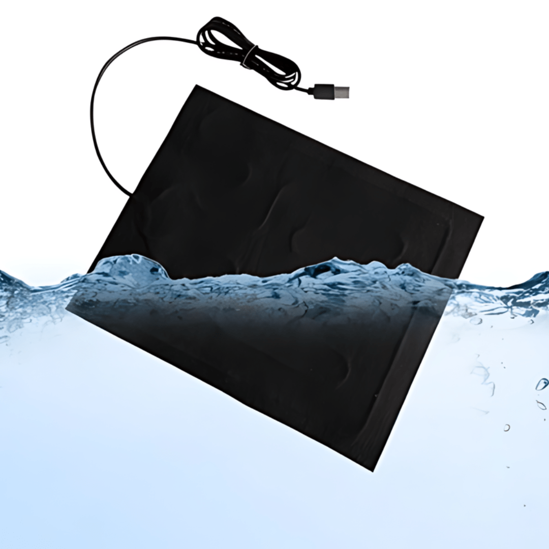Huisdieren verwarmingsmat USB 30×40 cm – Opvouwbaar en Waterdicht Wit - Hebbr
