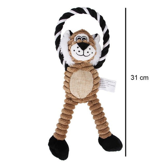 Interactief Hondenspeelgoed 31 cm Fleece – Duurzaam en Gezond Speeltje voor Honden - Hebbr