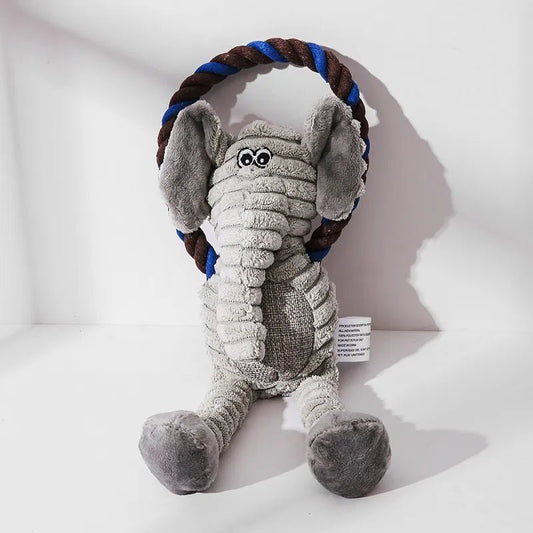 Interactief Hondenspeelgoed 31 cm Fleece – Duurzaam en Gezond Speeltje voor Honden - Hebbr