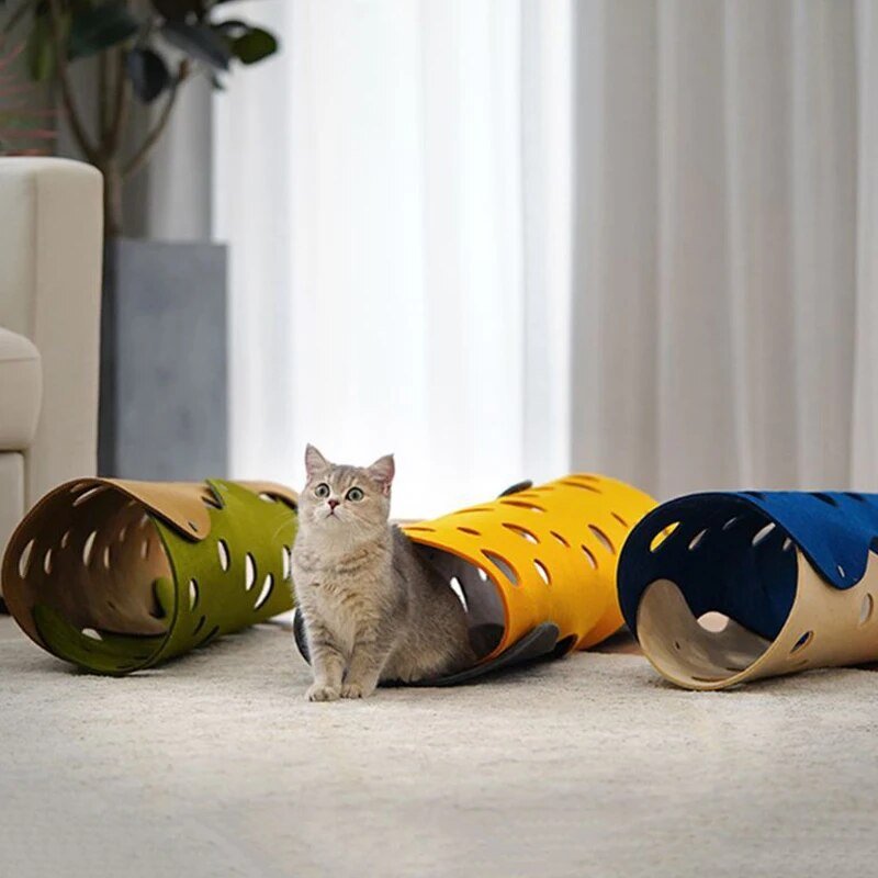 Interactief Kattenspeelgoed Muck - Stimuleert Jachtinstincten en Vermindert Verveling voor Katten - Hebbr