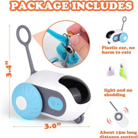 Interactief Speelgoed voor Katten en Honden - Afstandsbediening met 2 Speelmodi en Automatische Beweging - Hebbr