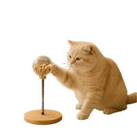 Interactief Voerspeeltje voor Katten – Duurzame Snackbal voor Betere Spijsvertering - Hebbr
