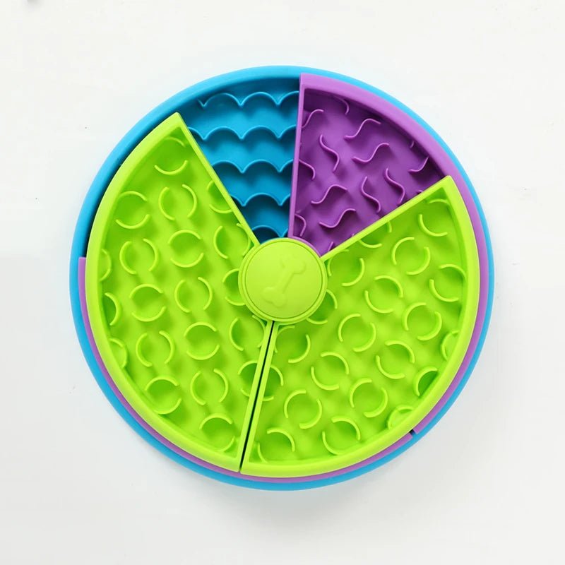 Interactieve Honden Puzzel Voerbak met 3 Lagen - Antistress Slow Feeder voor Honden, Antislip, 26 cm - Hebbr