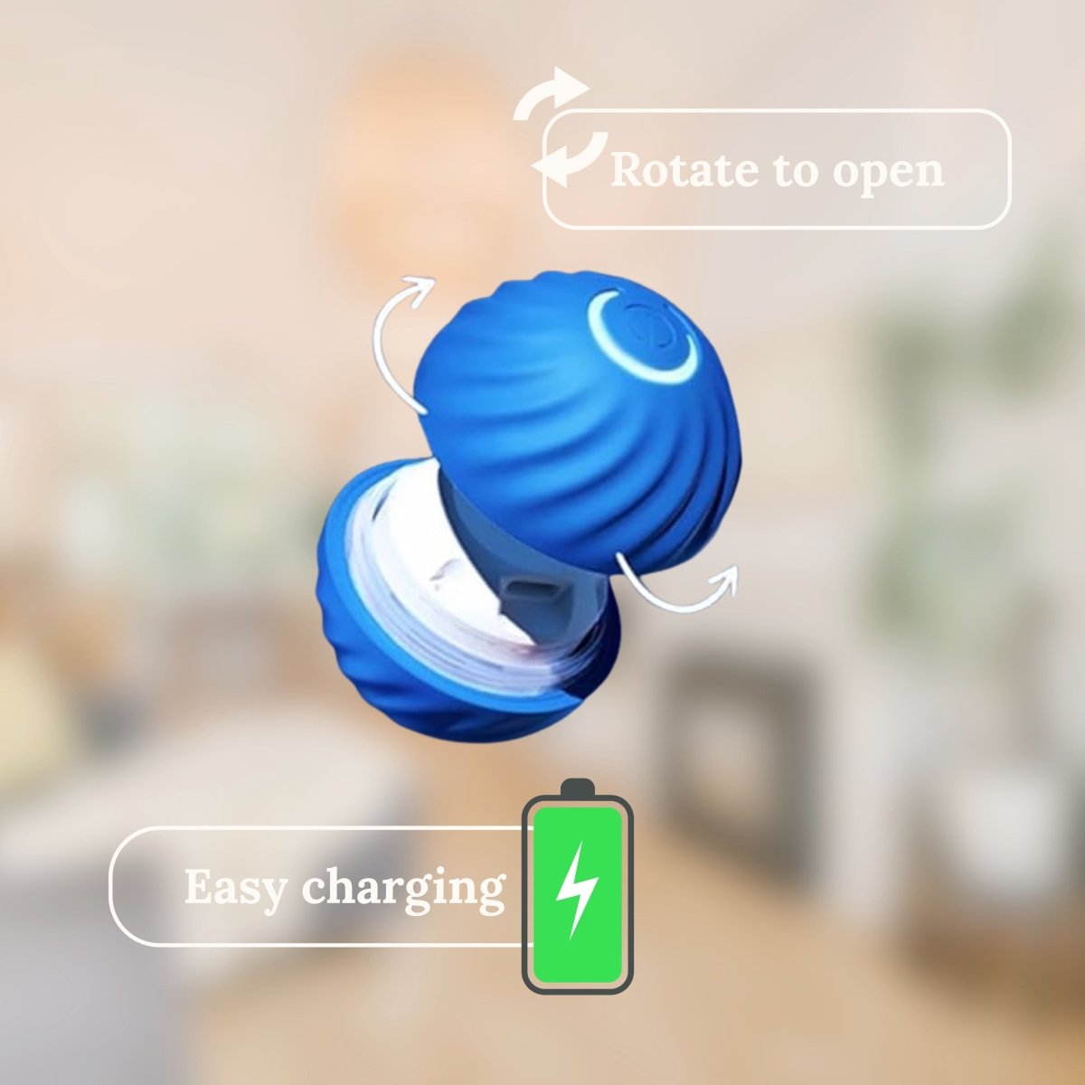 Interactieve Hondenspeelbal – Veilig en Stil voor Pups en Volwassen Honden - Hebbr