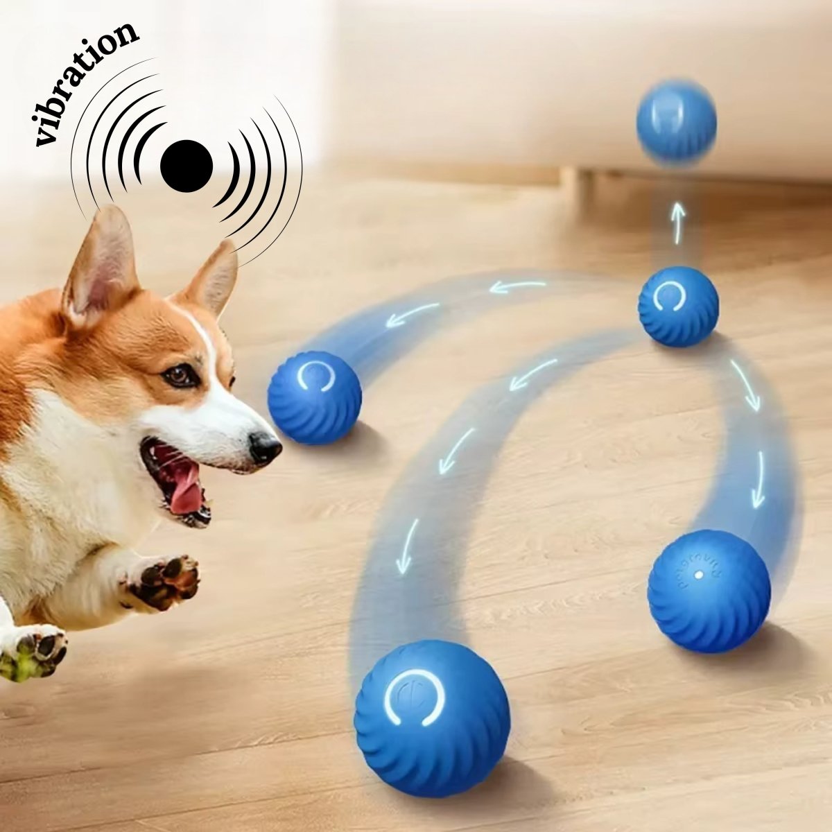 Interactieve Hondenspeelbal – Veilig en Stil voor Pups en Volwassen Honden - Hebbr