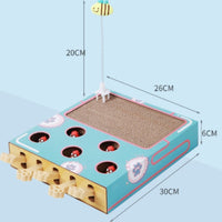 Interactieve Krabpaal Kat met muizenpiano Speelgoed – Stimulatie voor Alle Leeftijdsgenoten - Hebbr