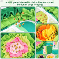 Interactieve Snuffelmat Hond en Kat - Duurzaam Voedings - en Training Pad 77 x 50 cm - Hebbr