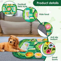 Interactieve Snuffelmat Hond en Kat - Duurzaam Voedings - en Training Pad 77 x 50 cm - Hebbr