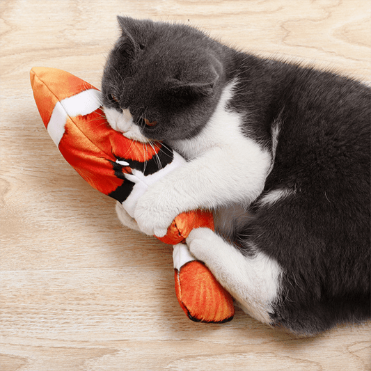 Interactieve ZappelFisch voor Honden en Katten - Beweeglijk Speeltje met Catnip en Oplaadbare Batterij - Hebbr