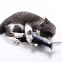 Interactieve ZappelFisch voor Honden en Katten - Beweeglijk Speeltje met Catnip en Oplaadbare Batterij - Hebbr