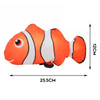 Interactieve ZappelFisch voor Honden en Katten - Beweeglijk Speeltje met Catnip en Oplaadbare Batterij - Hebbr