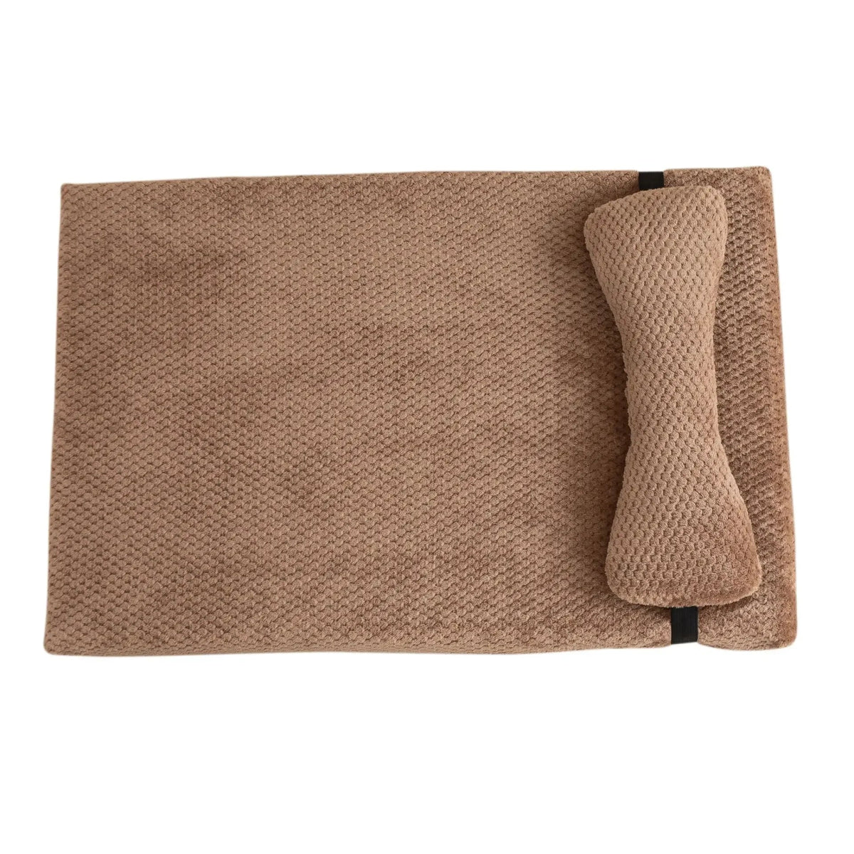 Kalmerend Hondenbed van Pluche voor Grote Honden – Wasbare Hoes en Antislip Onderkant - Hebbr