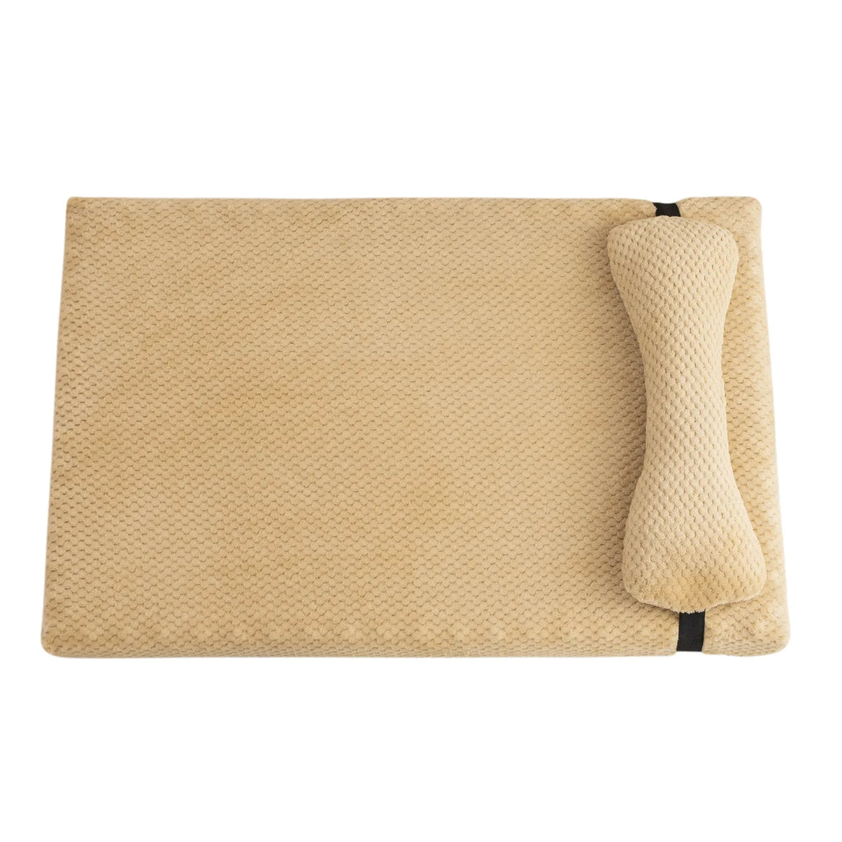 Kalmerend Hondenbed van Pluche voor Grote Honden – Wasbare Hoes en Antislip Onderkant - Hebbr