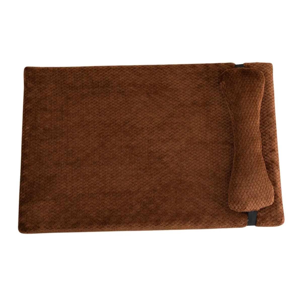 Kalmerend Hondenbed van Pluche voor Grote Honden – Wasbare Hoes en Antislip Onderkant - Hebbr