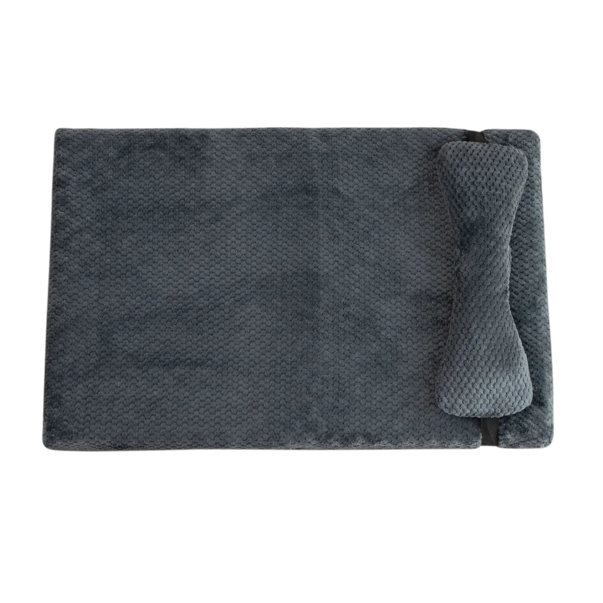 Kalmerend Hondenbed van Pluche voor Grote Honden – Wasbare Hoes en Antislip Onderkant - Hebbr