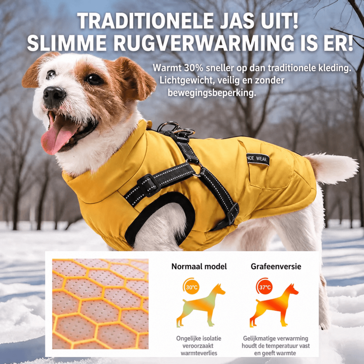 Katoenen Hondenjas - Hebbr