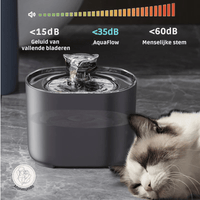 Katten Drinkfontein - Elektrische Fontein voor Katten met Stil Design & Altijd Vers Water - Hebbr