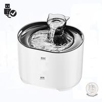 Katten Drinkfontein - Elektrische Fontein voor Katten met Stil Design & Altijd Vers Water - Hebbr