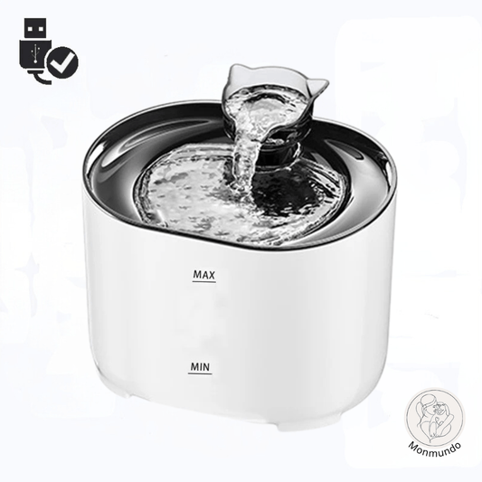 Katten Drinkfontein - Elektrische Fontein voor Katten met Stil Design & Altijd Vers Water - Hebbr