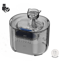 Katten Drinkfontein - Elektrische Fontein voor Katten met Stil Design & Altijd Vers Water - Hebbr