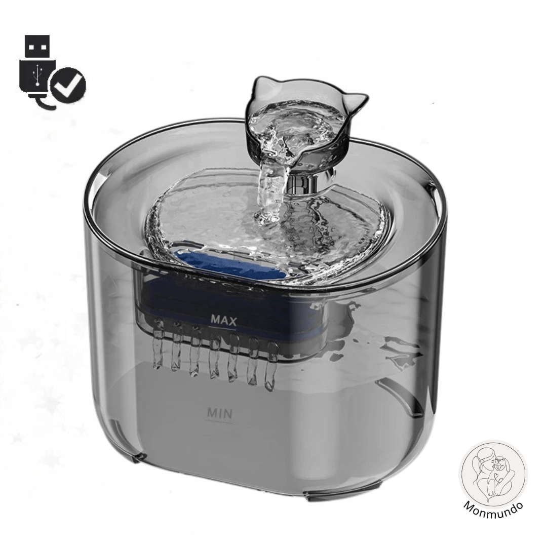 Katten Drinkfontein - Elektrische Fontein voor Katten met Stil Design & Altijd Vers Water - Hebbr