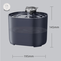 Katten Drinkfontein - Elektrische Fontein voor Katten met Stil Design & Altijd Vers Water - Hebbr