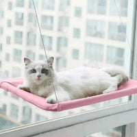 Katten Hangmat voor het Raam - Zacht, Afneembaar en Wasbaar, Tot 22 kg - Hebbr