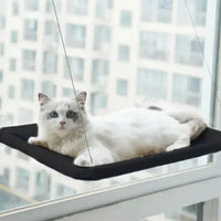 Katten Hangmat voor het Raam - Zacht, Afneembaar en Wasbaar, Tot 22 kg - Hebbr
