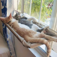 Katten Hangmat voor het Raam - Zacht, Afneembaar en Wasbaar, Tot 22 kg - Hebbr