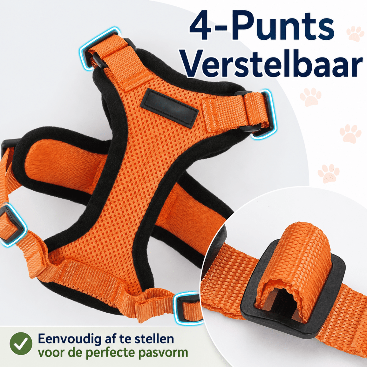 Katten Harnas | Ademend, Verstelbaar, Ontsnappingsbestendig - Hebbr