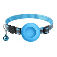 Kattenhalsband met AirTag houder en verstelbare pasvorm - Elastisch en lichtgewicht ontwerp - Hebbr