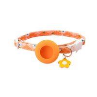 Kattenhalsband met AirTag - houder, verstelbaar en lichtgewicht voor buitengebruik - Hebbr