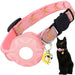 Kattenhalsband met reflecterende strip en elastische AirTag houder - Verstelbaar van 20 tot 33 cm - Hebbr