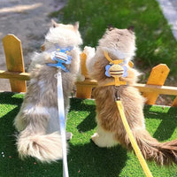 Kattenharnas Molly - Drukvrij Ontwerp, Machinewasbaar, Comfortabel en Veilig voor Wandelingen - Hebbr