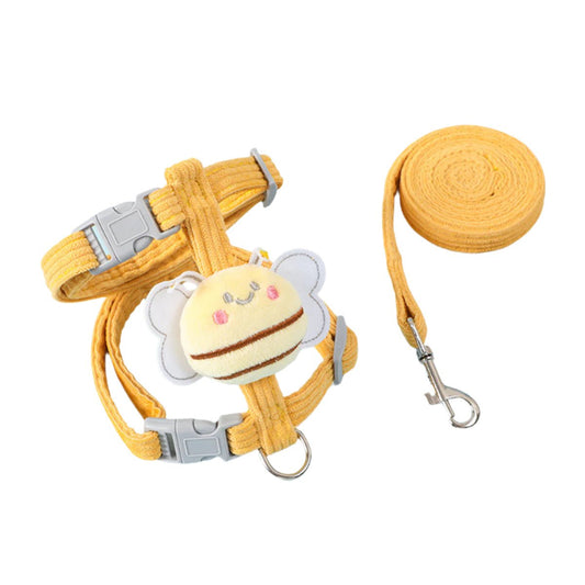 Kattenharnas Molly - Drukvrij Ontwerp, Machinewasbaar, Comfortabel en Veilig voor Wandelingen - Hebbr