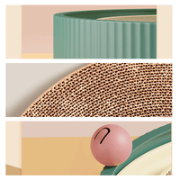 Kattenspeelgoed Glace - Duurzaam krabmeubel met interactieve speelbal voor binnengebruik - Hebbr