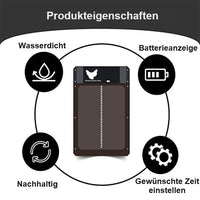 Kippenluik | Automatisch met Lichtsensor, Weerbestendig - Hebbr