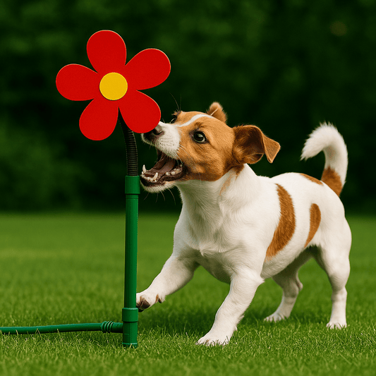 Kleurrijke Hondenspeelgoed Blumensprinkler - Eenvoudig Aan te Sluiten Tuinslang, Duurzaam ABS - Hebbr