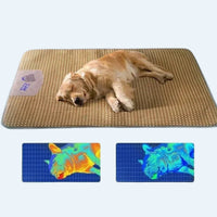 Koelmat voor Honden - Verkoelende Dierenbedden, Duurzaam Materiaal, Diverse Maten, Ideaal voor Zomercomfort - Hebbr