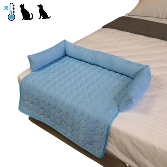 Koelmat voor huisdieren van ijszijde - Ademend en comfortabel voor katten en honden, Verkrijgbaar in S en L - Hebbr