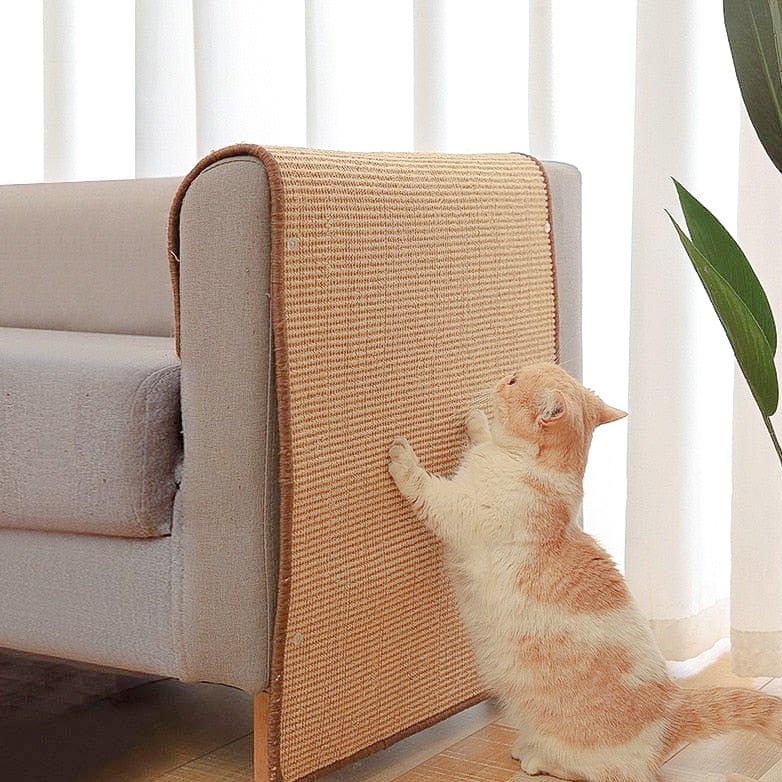 Krabmat Kat van Natuurlijk Sisal - Duurzaam en Stijlvol voor Spelen en Krabben - Hebbr