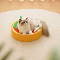 Krabpaal Kat Ruby - Stevige Multifunctionele Kattenkrabpaal voor Spelen en Ontspannen - Rond 40 cm - Hebbr