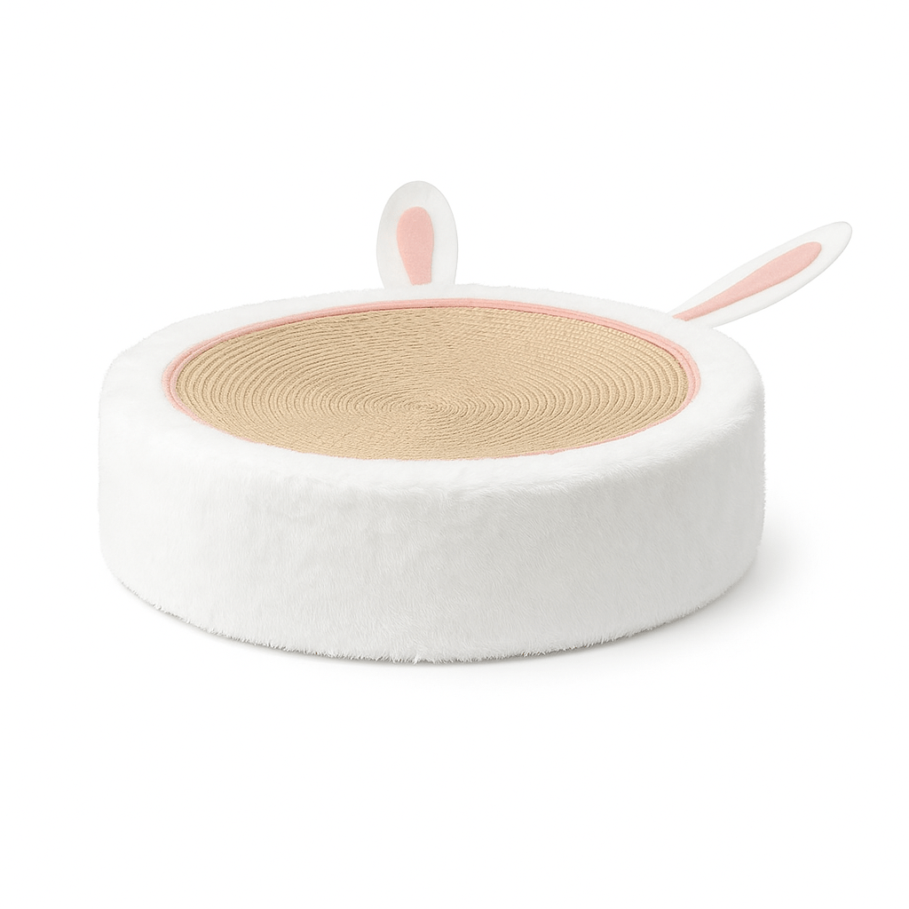 Krabpaal Kat Ruby - Stevige Multifunctionele Kattenkrabpaal voor Spelen en Ontspannen - Rond 40 cm - Hebbr