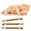 Krabpaal Kat van Duurzaam Karton met Kattenkruid - Compact en Lichtgewicht, 12 cm Hoog - Hebbr