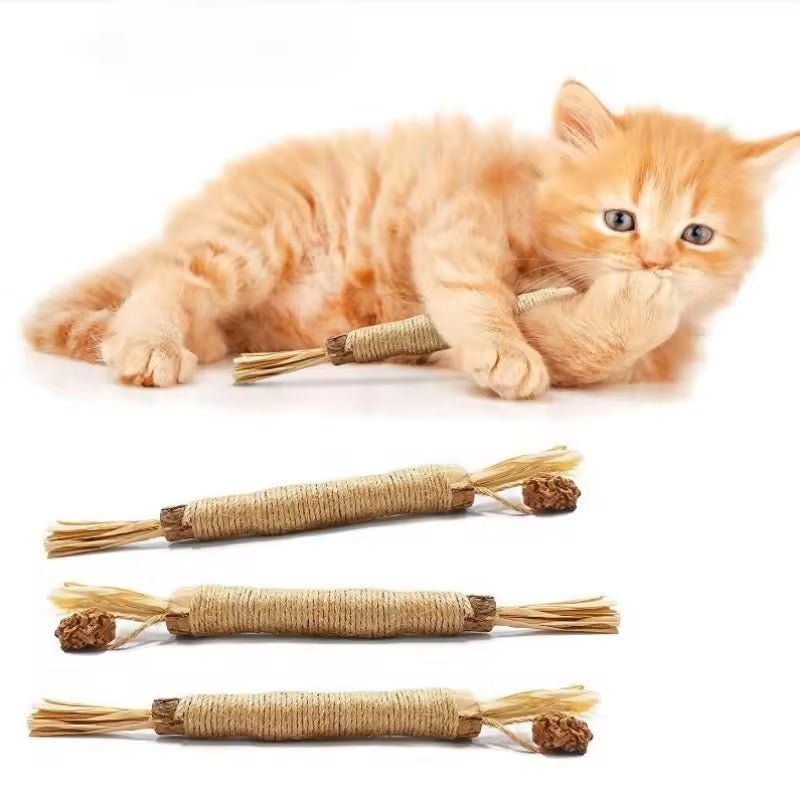 Krabpaal Kat van Duurzaam Karton met Kattenkruid - Compact en Lichtgewicht, 12 cm Hoog - Hebbr