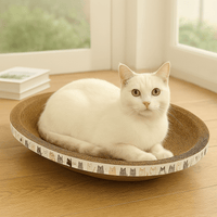 Krabpaal Kat van Natuurlijke Materialen - Duurzaam en Comfortabel voor Alle Kattenrassen - Hebbr