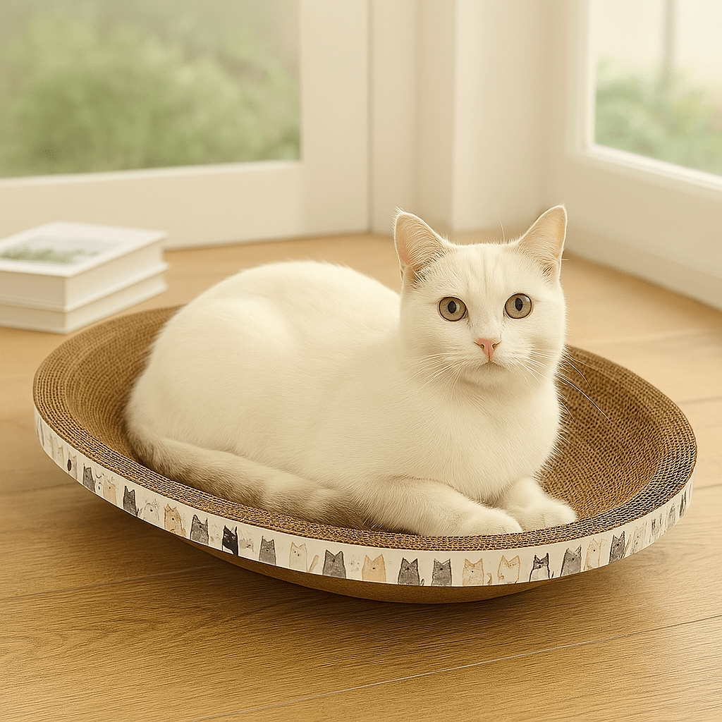 Krabpaal Kat van Natuurlijke Materialen - Duurzaam en Comfortabel voor Alle Kattenrassen - Hebbr