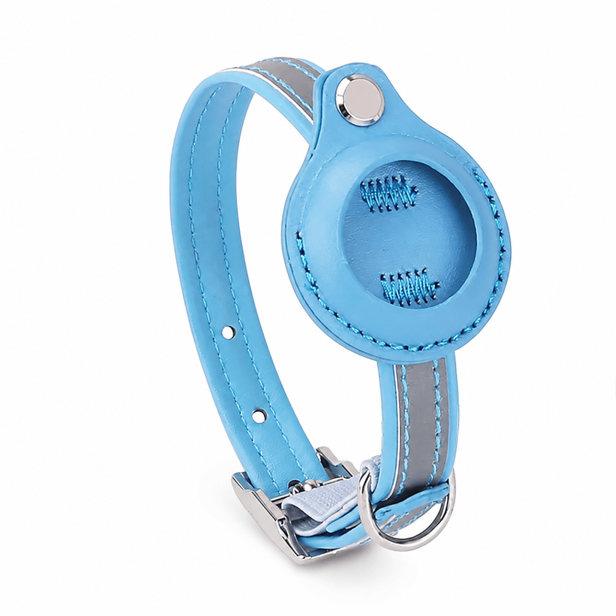 Leren Halsband AirTag - Hebbr