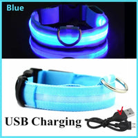 Lumo Lichtgevende Halsband Hond | USB Oplaadbaar, 3 Lichtmodi, Veiligheid - Hebbr