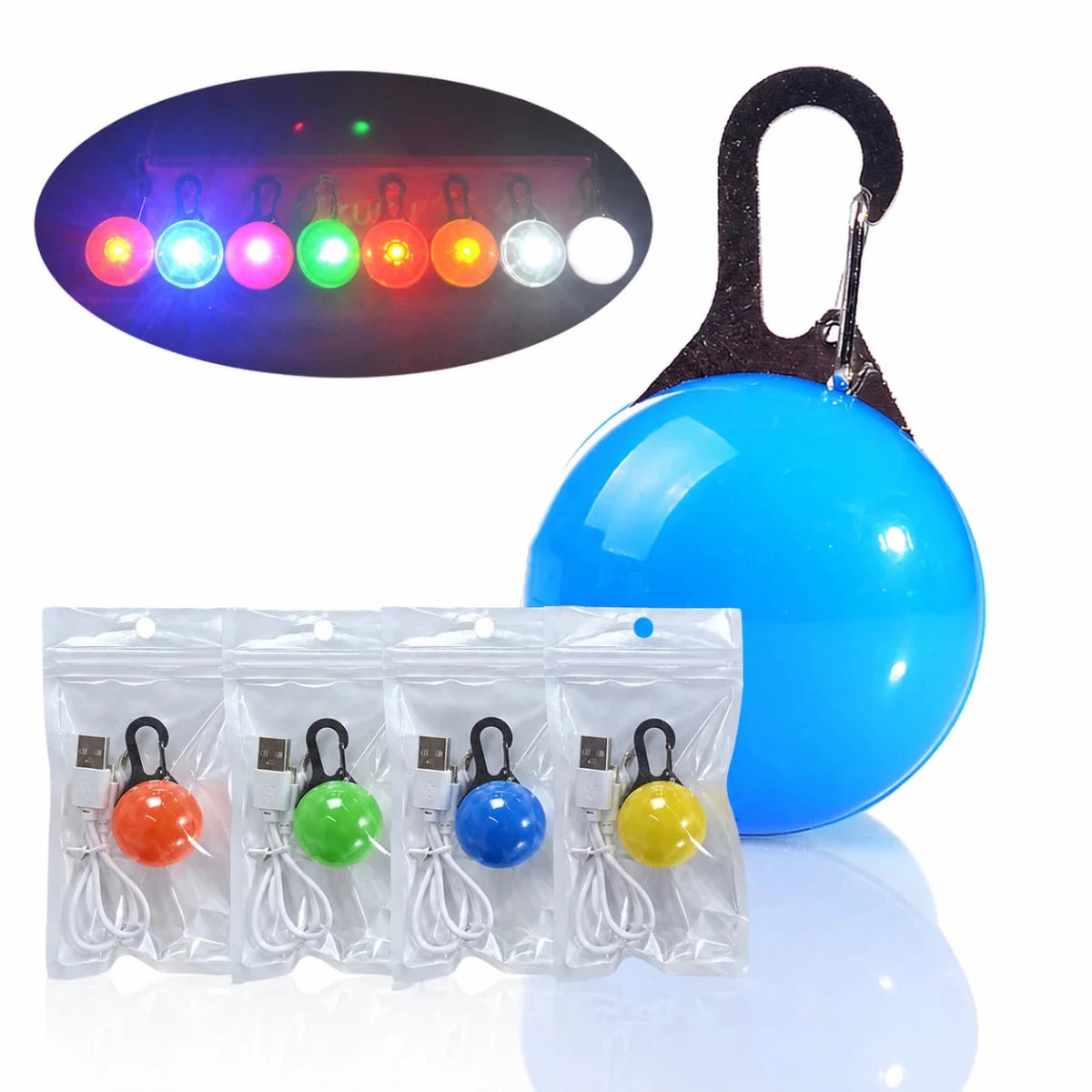 Lumo Sleutelhanger | Compact LED Nachtlicht voor Huisdieren en Sleutels - Hebbr